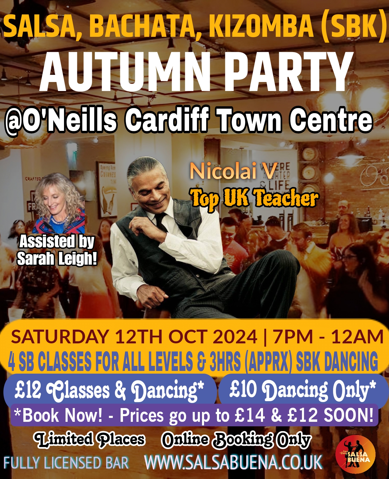 Salsa Buena SBK Autumn Party Oct 2024 Flyer